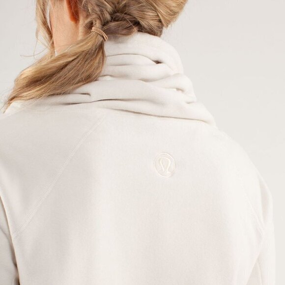 LULULEMON Don't Hurry Be Happy Pullover- Polar Cream - Picture 6 of 15